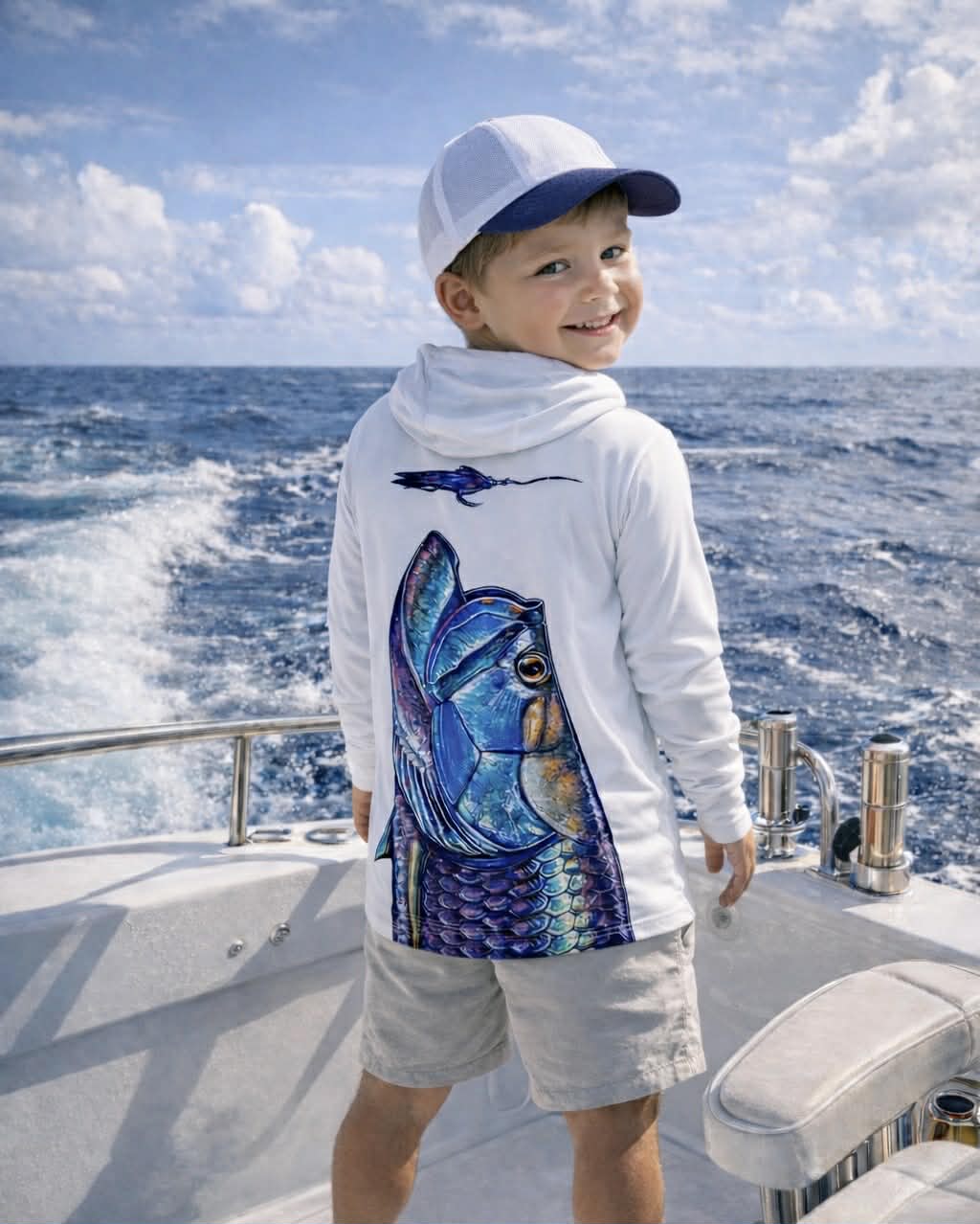 Tarpon White Hoodie (Youth)