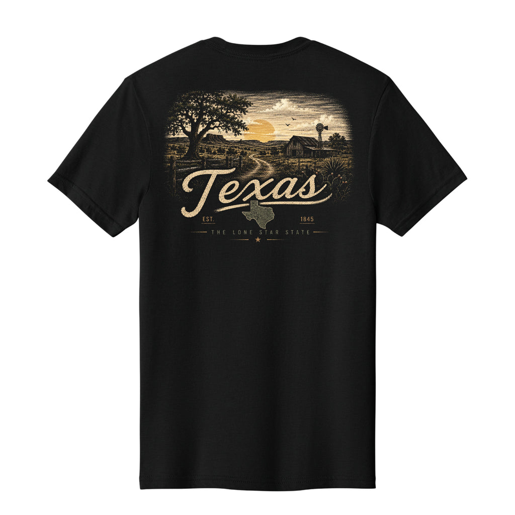 Texas Lone Star State Country T-Shirt