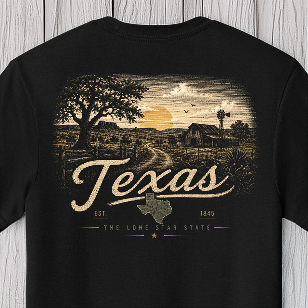 Texas Lone Star State Country T-Shirt