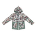 Long sleeves camo seer pockets kids hooded jacket