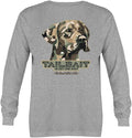 Camo Dog - Tailbait Ya Get One Shot - Adult Long Sleeve - What The Fin