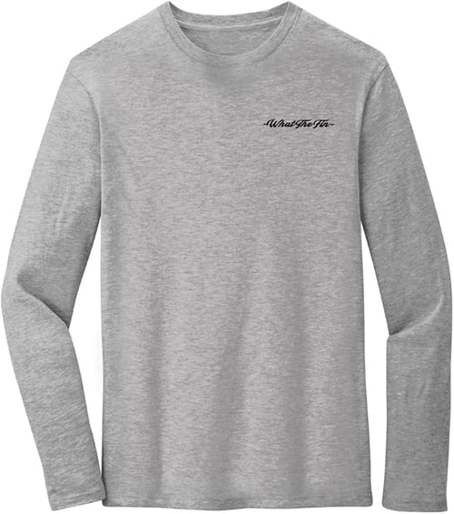 Camo Dog - Tailbait Ya Get One Shot - Adult Long Sleeve - What The Fin