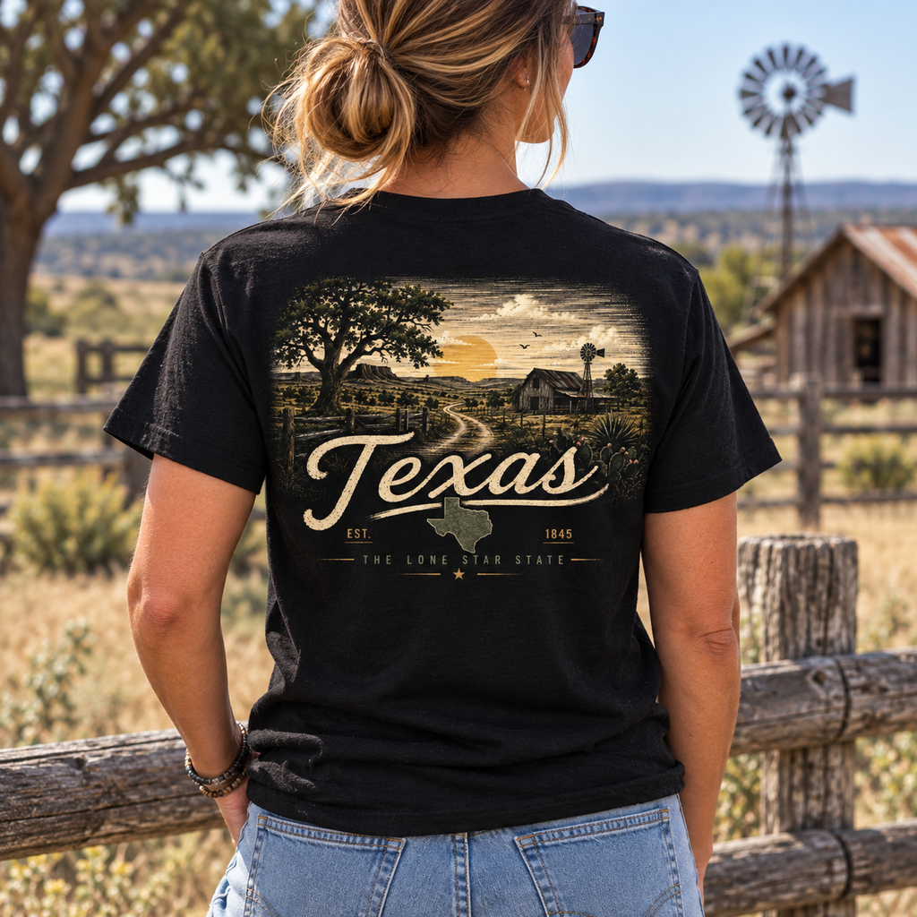 Texas Lone Star State Country T-Shirt