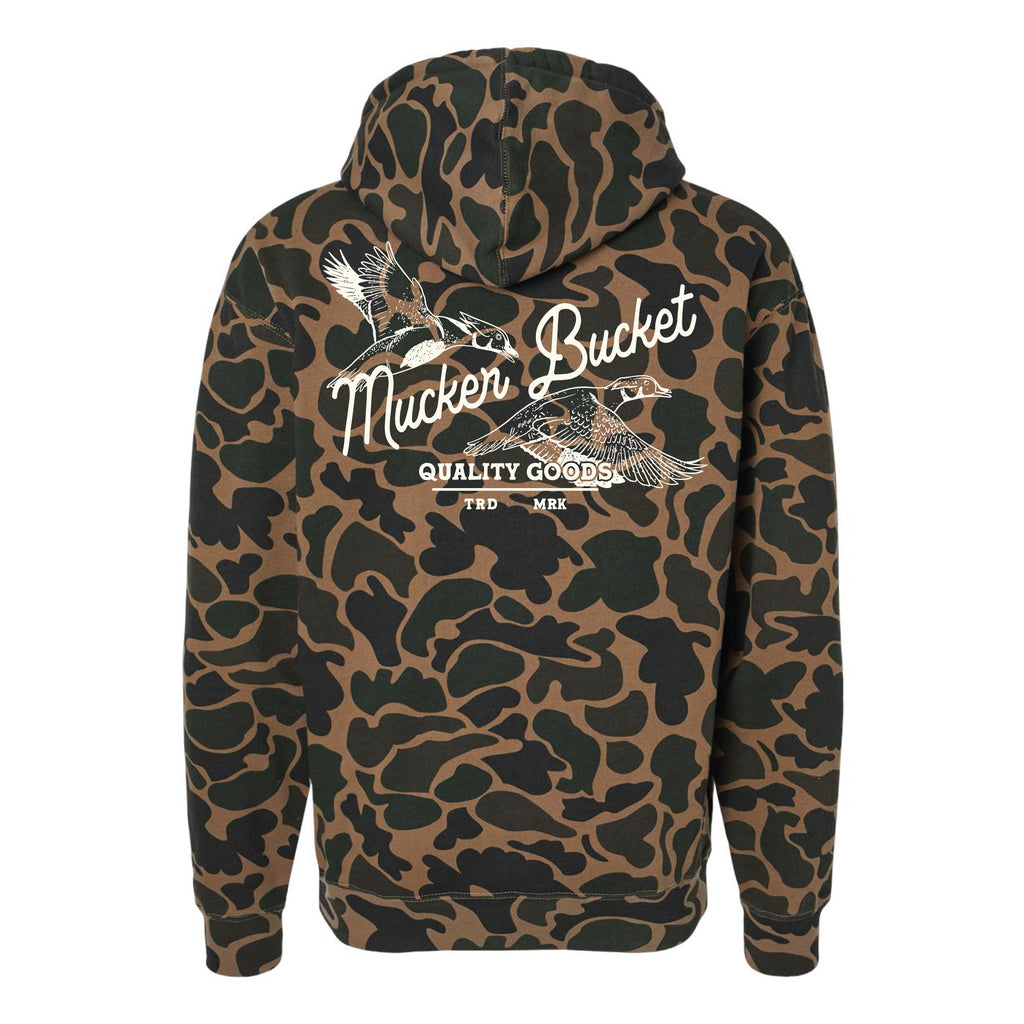 Youth Wood Ducks Premium Duck Camo Hoodie