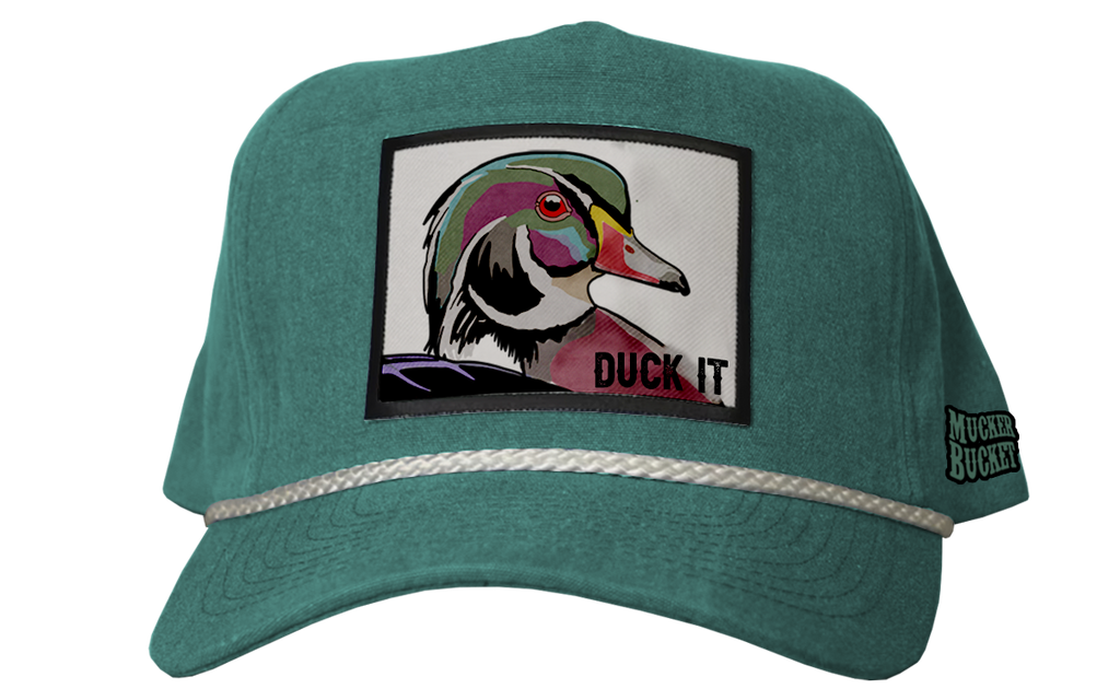 "Duck It" OG Green Wood Duck Bucket