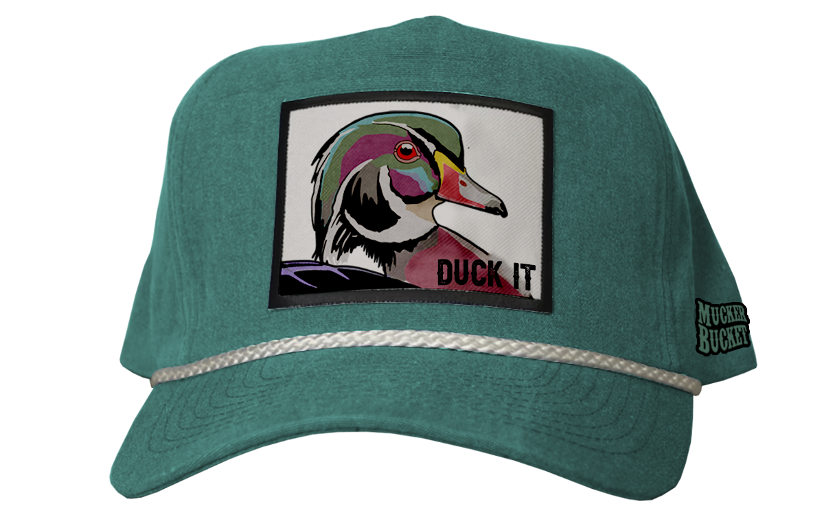 "Duck It" OG Green Wood Duck Bucket