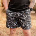 Men's Performance Athletic Shorts | 5.5"- Duck, Duck, Boom