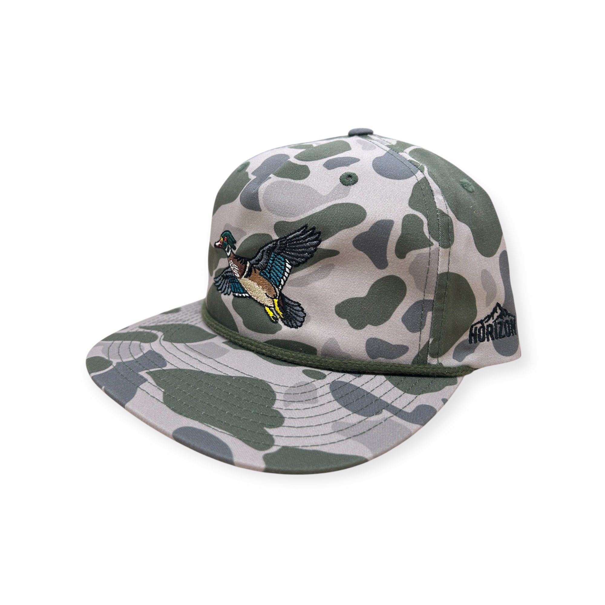 Wood Duck Hat - Vintage Rope Snapback