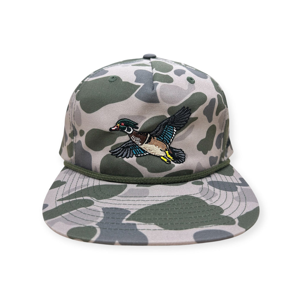 Wood Duck Hat - Vintage Rope Snapback