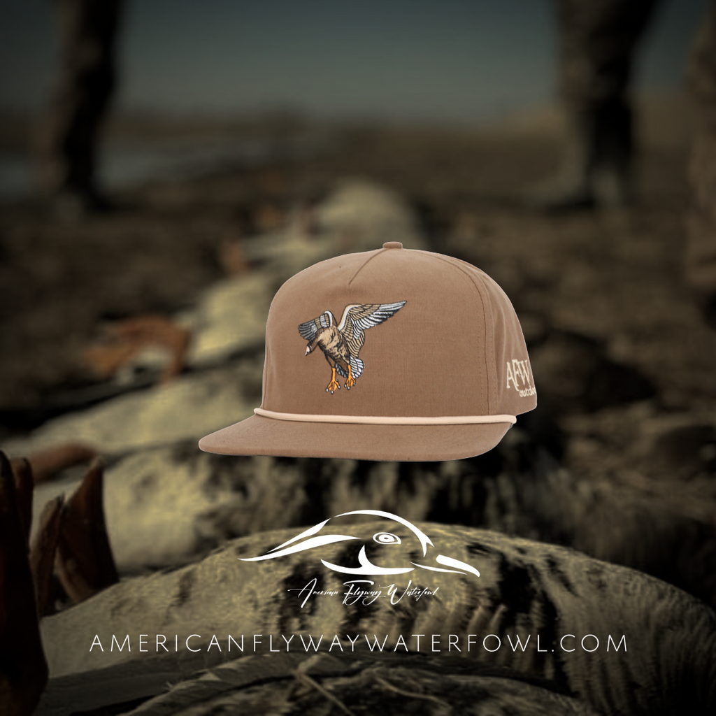 Brown w/ Tan Rope Specklebelly RipStop Hat