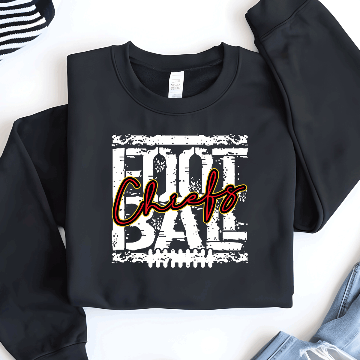 Chiefs Kingdom, Vintage Kansas City Football Sweatshirt, T-shirt And Hoodie, Trendy Kansas City Fan Shirts, Football Crewneck, Kansas City Hoodie, Game Day