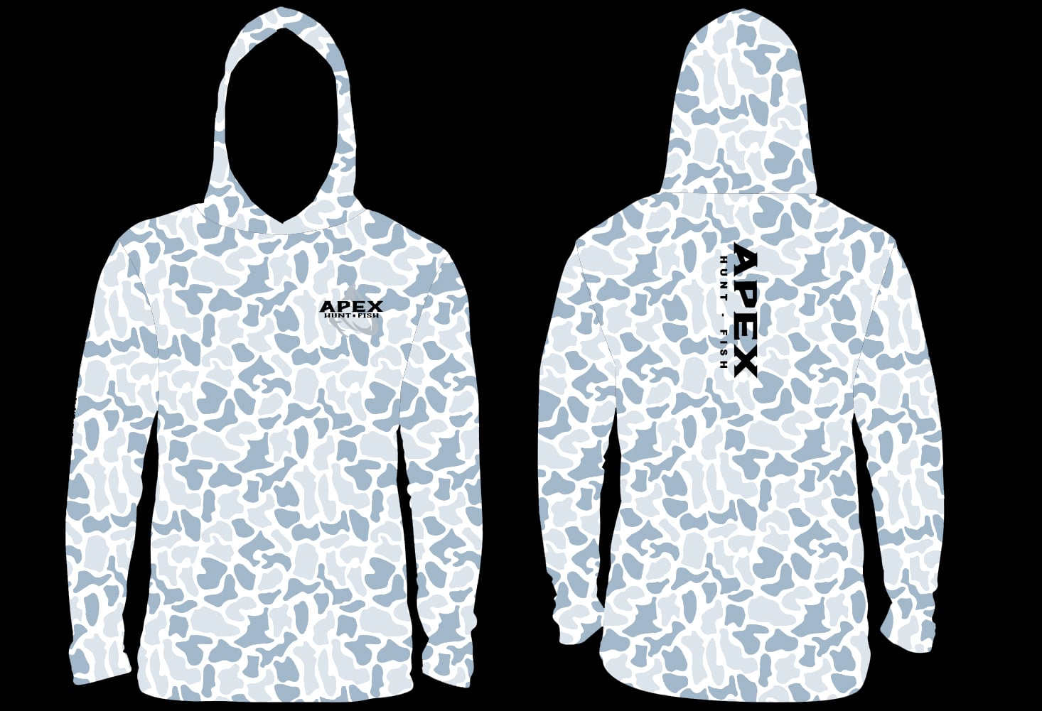 White Duck Camo Hoodie (Youth)